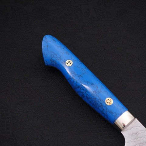 Bunka SG-2 Tsuchime Turquoise Blue Handle 170mm-[Musashi]-[Japanese-Kitchen-Knives]