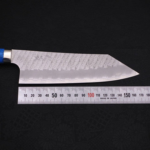 Bunka SG-2 Tsuchime Turquoise Blue Handle 170mm-[Musashi]-[Japanese-Kitchen-Knives]