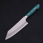 Bunka SG-2 Tsuchime Turquoise Green Handle 170mm-[Musashi]-[Japanese-Kitchen-Knives]