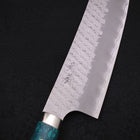 Bunka SG-2 Tsuchime Turquoise Green Handle 170mm-[Musashi]-[Japanese-Kitchen-Knives]