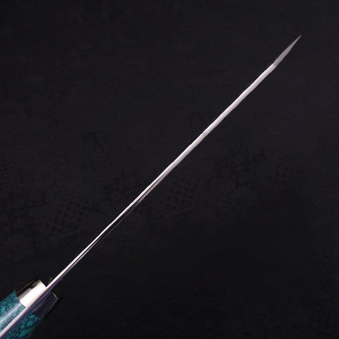 Bunka SG-2 Tsuchime Turquoise Green Handle 170mm-[Musashi]-[Japanese-Kitchen-Knives]