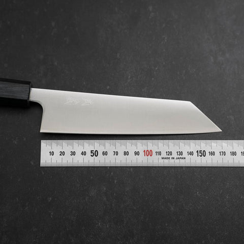 Bunka SLD Polished Dark Blue Urushi Handle 170mm-[Musashi]-[Japanese-Kitchen-Knives]