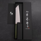 Bunka SLD Polished Green Urushi Handle 170mm-[Musashi]-[Japanese-Kitchen-Knives]