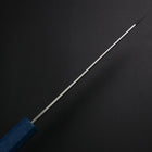 Bunka SLD Wave Nickel Damascus Blue Urushi Handle 170mm-[Musashi]-[Japanese-Kitchen-Knives]