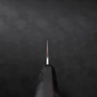 Bunka SLD Wave Nickel Damascus Buffalo Ebony Handle 170mm-[Musashi]-[Japanese-Kitchen-Knives]