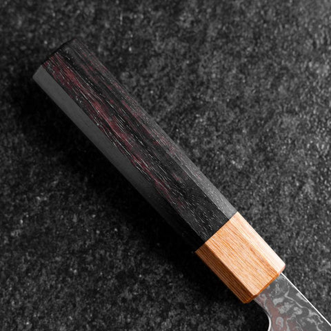 Bunka SPG-Strix Damascus Shitan Handle 165mm-[Musashi]-[Japanese-Kitchen-Knives]