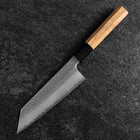 Bunka SPG Strix Tsuchime Damascus Buffalo Walnut Handle 165mm (6.5”)-[Musashi]-[Japanese-Kitchen-Knives]