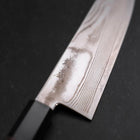 Bunka Silver Steel #3 Damascus Buffalo Wenge Handle 170mm-[Musashi]-[Japanese-Kitchen-Knives]