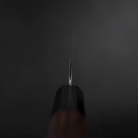 Bunka Silver Steel #3 Damascus Buffalo Wenge Handle 170mm-[Musashi]-[Japanese-Kitchen-Knives]