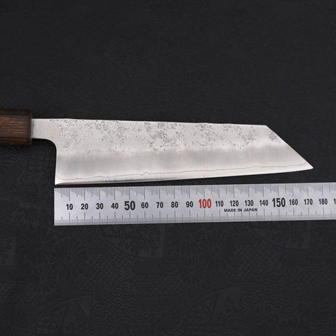 Bunka Silver Steel #3 Nashiji Sumi Urushi Handle 170mm (6.7”)-[Musashi]-[Japanese-Kitchen-Knives]