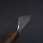 Bunka Silver Steel #3 Nashiji Sumi Urushi Handle 170mm-[Musashi]-[Japanese-Kitchen-Knives]