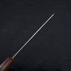 Bunka Silver Steel #3 Nashiji Sumi Urushi Handle 170mm-[Musashi]-[Japanese-Kitchen-Knives]