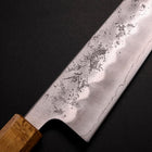 Bunka Silver Steel #3 Nashiji Yaki Urushi Handle 170mm-[Musashi]-[Japanese-Kitchen-Knives]