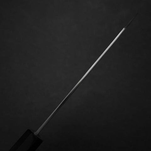 Bunka Silver Steel #3 Polished Buffalo Walnut Handle 155mm-[Musashi]-[Japanese-Kitchen-Knives]