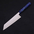 Bunka Silver Steel #3 Polished Ocean Blue Handle 170mm-[Musashi]-[Japanese-Kitchen-Knives]