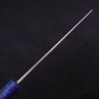 Bunka Silver Steel #3 Polished Ocean Blue Handle 170mm-[Musashi]-[Japanese-Kitchen-Knives]