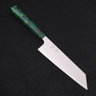 Bunka Silver Steel #3 Polished Ocean Green Handle 170mm-[Musashi]-[Japanese-Kitchen-Knives]