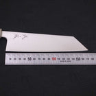 Bunka Silver Steel #3 Polished Ocean White Handle 170mm-[Musashi]-[Japanese-Kitchen-Knives]
