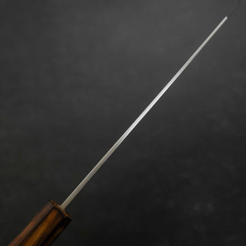 Bunka Silver Steel #3 Polished Sumi Urushi Handle 170mm-[Musashi]-[Japanese-Kitchen-Knives]