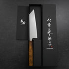 Bunka Silver Steel #3 Polished Sumi Urushi Handle 170mm-[Musashi]-[Japanese-Kitchen-Knives]
