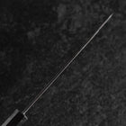 Bunka Stainless Clad Blue Steel #2 Kurouchi Green Urushi Handle 170mm-[Musashi]-[Japanese-Kitchen-Knives]