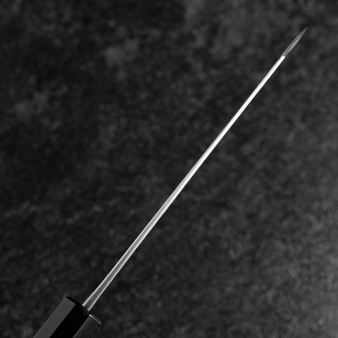 Bunka Stainless Clad Blue Steel #2 Kurouchi Walnut Handle 165mm-[Musashi]-[Japanese-Kitchen-Knives]