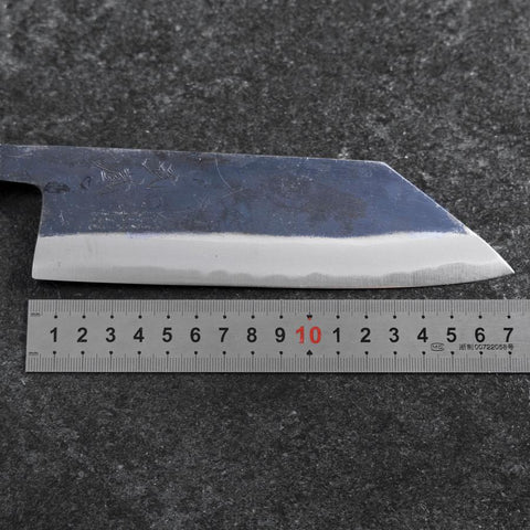 Bunka Stainless Clad Blue Super Kurouchi Blue Urushi Handle 170mm (6.7”)-[Musashi]-[Japanese-Kitchen-Knives]