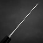 Bunka Stainless Clad Blue Steel #2 Kurouchi Walnut Handle 180mm-[Musashi]-[Japanese-Kitchen-Knives]