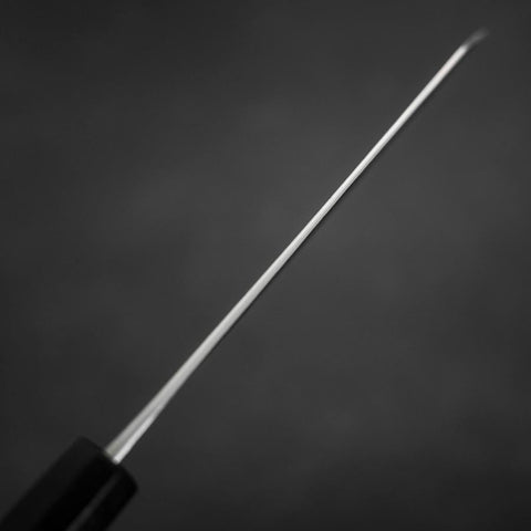 Bunka Stainless Clad Blue Steel #2 Kurouchi Walnut Handle 180mm-[Musashi]-[Japanese-Kitchen-Knives]