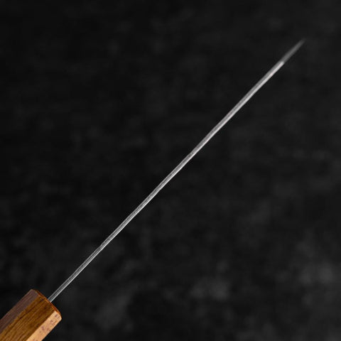 Bunka Sweden Stainless Steel Nashiji Washi Damascus Yaki Urushi Handle 170mm-[Musashi]-[Japanese-Kitchen-Knives]