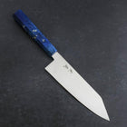 Bunka VG-10 Damascus Blue Birch Handle 180mm-[Musashi]-[Japanese-Kitchen-Knives]