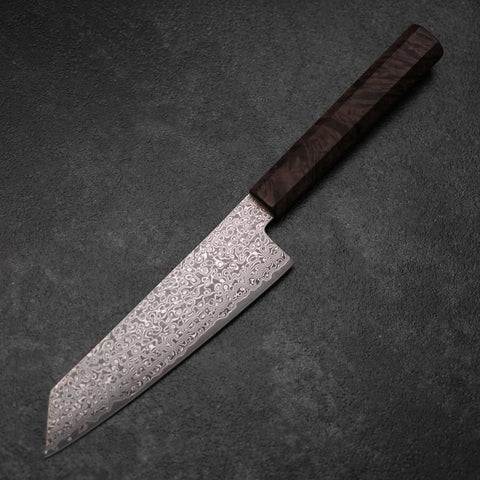 Bunka VG-10 Damascus Brown Birch Handle 165mm-[Musashi]-[Japanese-Kitchen-Knives]