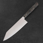 Bunka VG-10 Damascus Gray Birch Handle 180mm-[Musashi]-[Japanese-Kitchen-Knives]