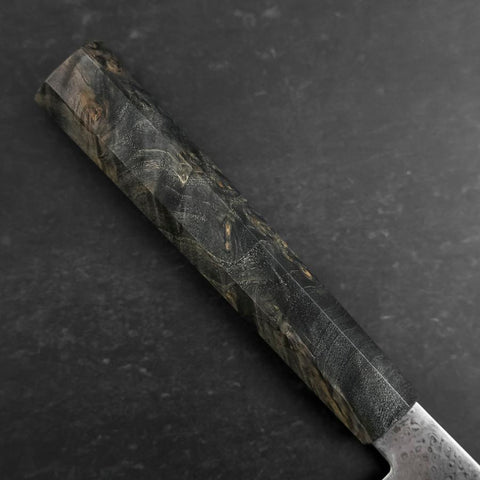 Bunka VG-10 Damascus Gray Birch Handle 180mm-[Musashi]-[Japanese-Kitchen-Knives]