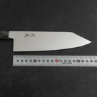 Bunka VG-10 Damascus Gray Birch Handle 180mm-[Musashi]-[Japanese-Kitchen-Knives]