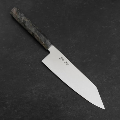 Bunka VG-10 Damascus Gray Birch Handle 180mm-[Musashi]-[Japanese-Kitchen-Knives]