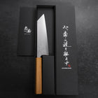 Bunka VG-10 Damascus Oak Handle 170mm (6.7”)-[Musashi]-[Japanese-Kitchen-Knives]