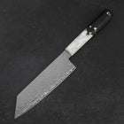 Bunka VG-10 Damascus Ocean White Black Gold Handle 165mm-[Musashi]-[Japanese-Kitchen-Knives]