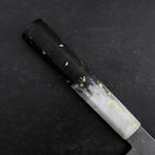 Bunka VG-10 Damascus Ocean White Black Gold Handle 165mm-[Musashi]-[Japanese-Kitchen-Knives]
