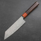 Bunka VG-10 Damascus Shitan Ebony Handle 165mm-[Musashi]-[Japanese-Kitchen-Knives]