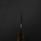 Bunka VG-10 Mirror Damascus Olive Handle 180mm - Brown-[Musashi]-[Japanese-Kitchen-Knives]