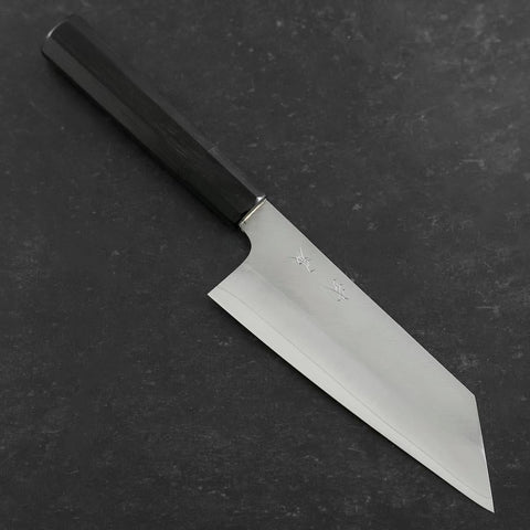 Bunka VG-10 Polished Buffalo Ebony Handle 165mm (6.5”)-[Musashi]-[Japanese-Kitchen-Knives]