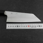 Bunka VG-10 Polished Buffalo Ebony Handle 165mm-[Musashi]-[Japanese-Kitchen-Knives]