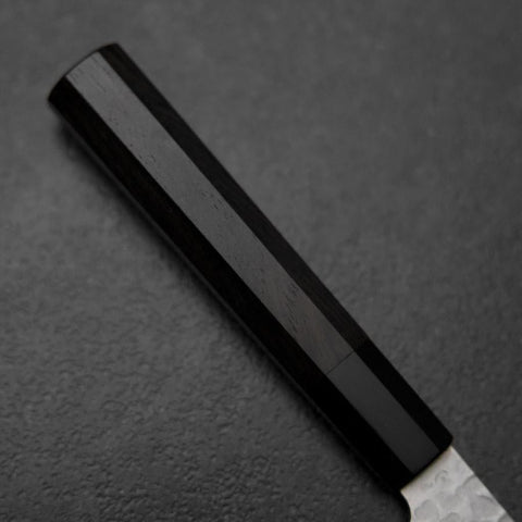 Bunka VG-10 Tsuchime Buffalo Ebony Handle 165mm (6.5”)-[Musashi]-[Japanese-Kitchen-Knives]