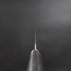 Bunka VG-10 Tsuchime Oval Charcoal Handle 165mm (6.5”)-[Musashi]-[Japanese-Kitchen-Knives]