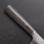 Bunka VG-10 Tsuchime Oval Charcoal Handle 180mm-[Musashi]-[Japanese-Kitchen-Knives]
