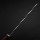 Bunka VG-10 Tsuchime Oval Red Handle 180mm-[Musashi]-[Japanese-Kitchen-Knives]
