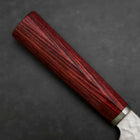 Bunka VG-10 Tsuchime Oval Red Handle 180mm-[Musashi]-[Japanese-Kitchen-Knives]