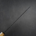 Bunka White Steel #2 Kurouchi Yaki Urushi Handle 190mm-[Musashi]-[Japanese-Kitchen-Knives]
