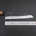 Bunka White Steel #2 Kurouchi Yaki Urushi Handle 190mm-[Musashi]-[Japanese-Kitchen-Knives]
